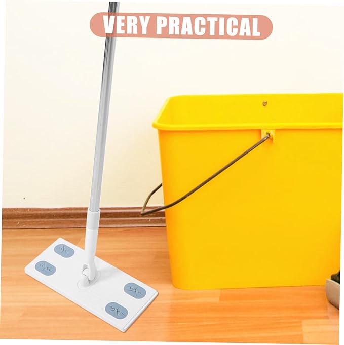 Detachable Electrostatic Dust Mop with Long Handle for Floor Cleaning No Wash Required Suitable for Hardwood Tile Easy Operation Storage Cleaning Tool