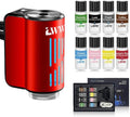 LWW Smart Car Air Freshener Diffuser Rechargeable Car Aroma Diffuser with 3 Spray Modes &amp Color Light Long Lasting Auto Scent Diffuser with 8 Essential Oils for Car Home Office Red