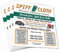 4-Count Miracle Cleaning Towels Streak-Free Cleans with Just Water 16 x 16 Reusable Washable Cloths