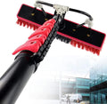 Cleaning Brush 3.6M-10.8M Window Cleaning PoleWater Fed Pole Kit with Hose SprayExtendable Solar Panel Water Spray Cleaning (7.2m/24ft)