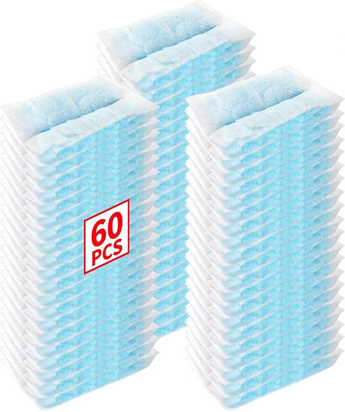 Disposable Microfiber Feather Duster Refills Multi-Surface Duster Compatible with Swiffer Dusters Handle 60 Count Unscented