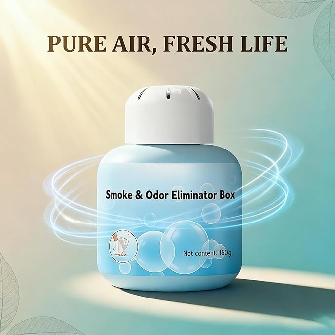 Smoke &amp Odor Eliminator Box for Home Indoor Air Purifier Magic Box Natural Plant-Based 150g Air Freshener Long-Lasting Freshness for Pets Dust Smoke PoIIen Dander Smell (5)