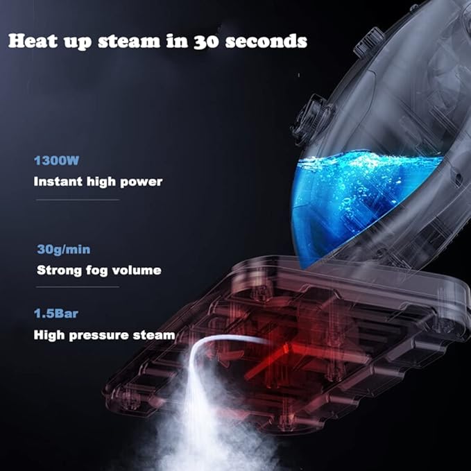 Steam Mop Cleaner with Detachable Handheld Steamer for Hardwood/Laminate Floor Tiles and Grout 100C High-Temperature Steam 350ml Large Water Tank 10m Operating Diameter