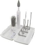 Focket Electric Bottle Brush Cleaner 3 Adjustable Speeds Long Handle IPX7 Bottle Brush Electric with Rechargeable 1200mAh Battery Multifunctional Set for