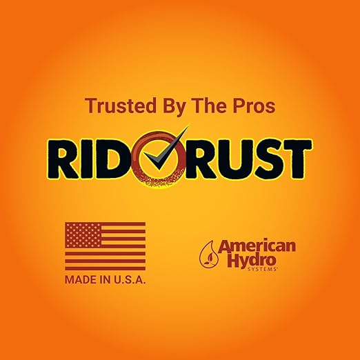American Hydro Systems 2662 Rid O' Rust Liquid Rust Stain Remover 1 Gallon 2 Pack