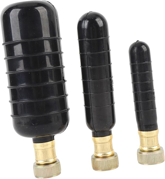 Premium Rubber Drain Bladder Kit for 1-6 Inch Pipes 3PCS Drain Bladders for Main Drains and Outdoor Sewers Effective Pipe Sealing