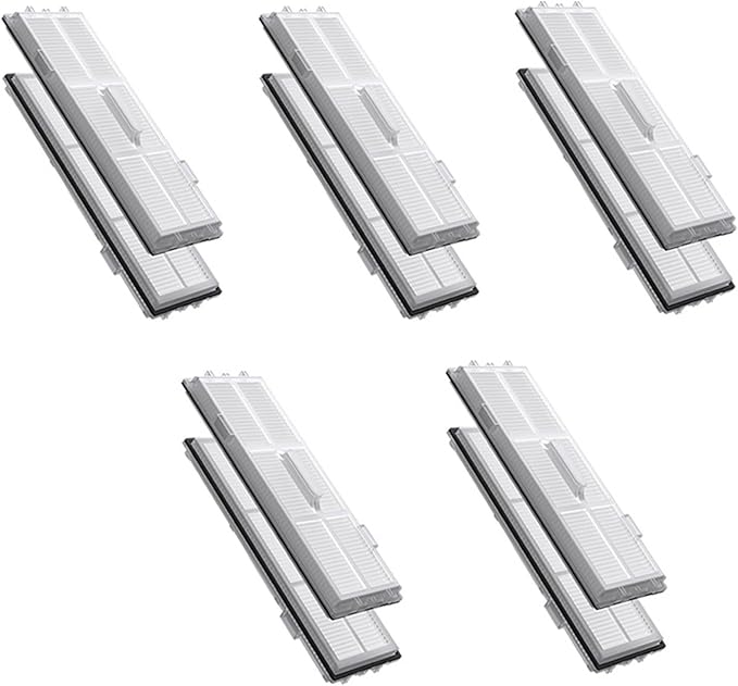 BeNtli Vacuum Cleaner PartsMain BrushHepa FilterSide BrushMop ClothsCompatible for Xiaomi T7S T7plus T7Splus S7 S7 Plus (Color : As Shown-04)