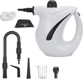 Pressurized Handheld Multi Surface Natural Steam CleanerMulti Purpose Steamer for Home UseSteamer for Cleaning Kitchen Air Conditioner Range Hood (White)