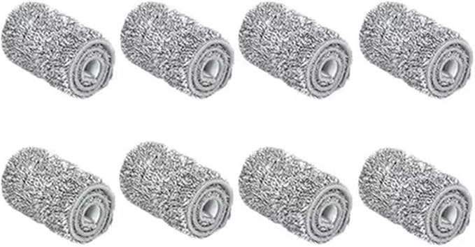 Hand-Free Flat-Panel Scraping Mop Lazy with Washable Pads Household Cleaner Tools(8pcs-Cloths)