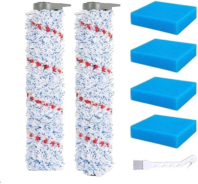 Replacement Compatible with Tineco Compatible with iFloor S Vacuum Cleaner Cordless Hard Floor Cleaner Spare Accessories(6 pcs)