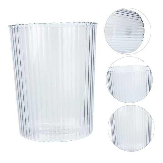 GLEAVI Creative Wastebasket Small Kitchen Trash Dustbin for Bathroom Office Trash Storage Can