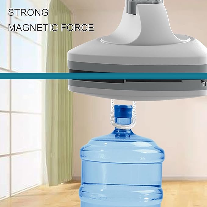 Magnetic Window Cleaner Double-Side Adjustable Magnetic Window Cleaners Glass Wiper ABS Plastic Anti-Rust Cleaning Brush 5-30mm Triangle Shape