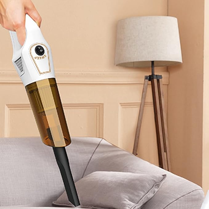 Cordless Stick Vacuum 120W Powerful Suction Handheld Vacuum 3-Speed Cleaner for Carpet and Hardwood Floor DebrisDustsPet Hair