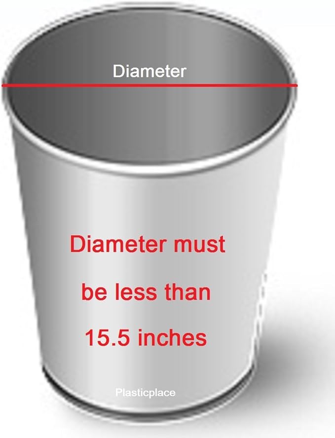 Plasticplace 12-16 Gallon Trash Bags 1.0 Mil Black Tall Garbage Can Liners 24 x 31 (250 Case)