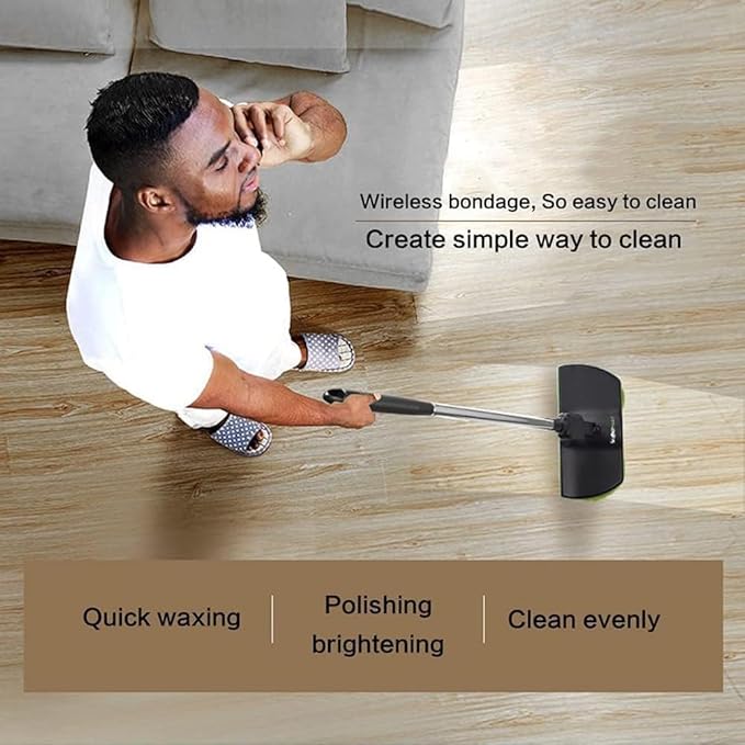 Electric Mop Cordless Electric Spin Wireless Automatic Floor MopHome Handheld Rechargeable Floor Cleaner Polisher for Hard Wood Tile VinylMarble and Laminate Floor