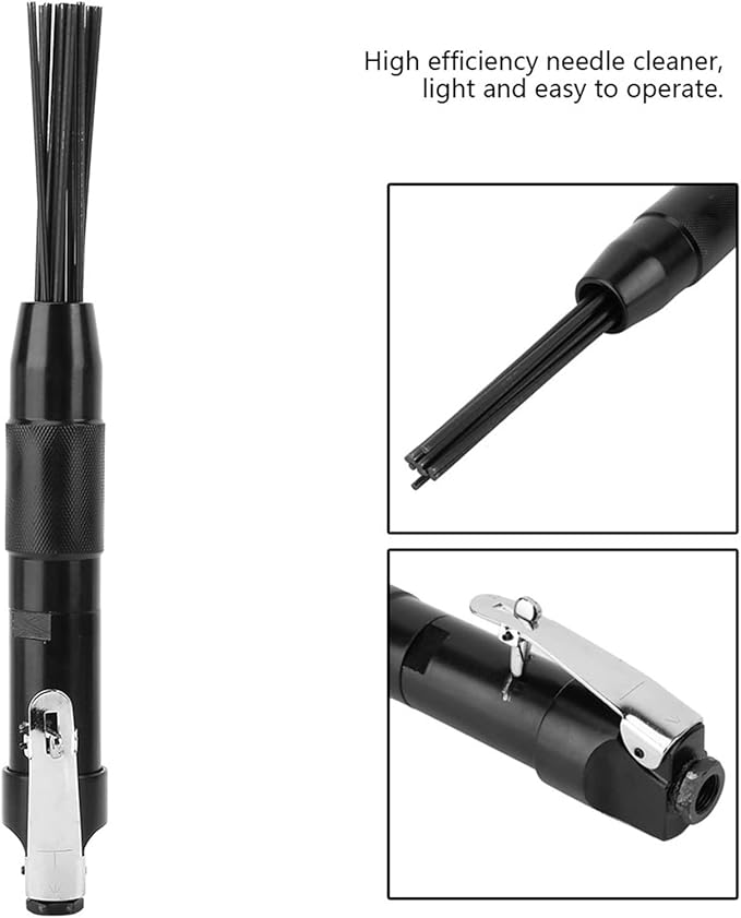 4400 rpm Needle Slag Cleaner Air Pneumatic RustCorrosion Slag Remove Deburring Cleaning Tool Needle Descaler Air Tool