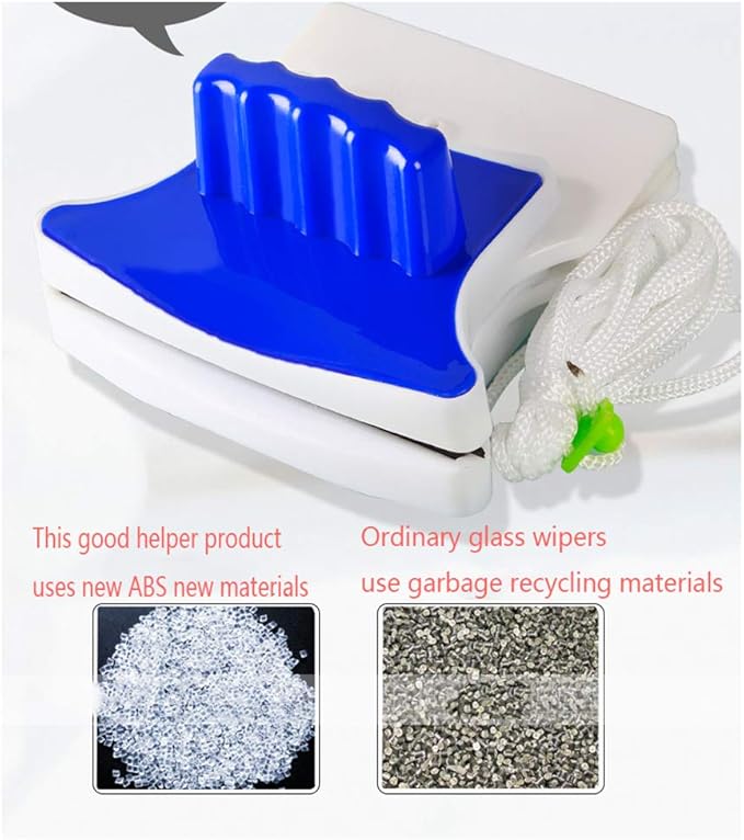 Window Cleaner Wipers The Magnetic Window Cleaner Double Side Glass Cleaner for Single Glazed Windows Fit to 3-6 mm Windows Thickness