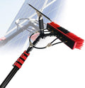 Telescopic Cleaning BrushTelescopic Hydrocleaner3m-12m Water-fed BrushGlass Wall CleaningWindow Cleaning KitCleaning Photovoltaic and Solar Panelswith SqueegeeWashing Trucks(10.8M/36FT)