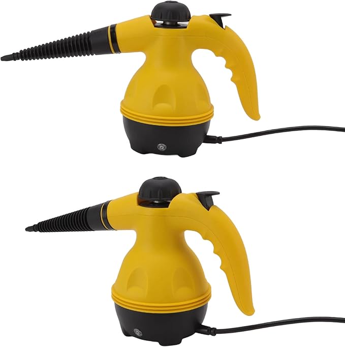 Handheld Steam CleanerHigh Temperature Portable Electric Pressurized Steam Cleaner Tool1000W Household Steams clean for Tile Grout Windows Bathrooms Kitchen Auto Stoves (US Plug 110V)