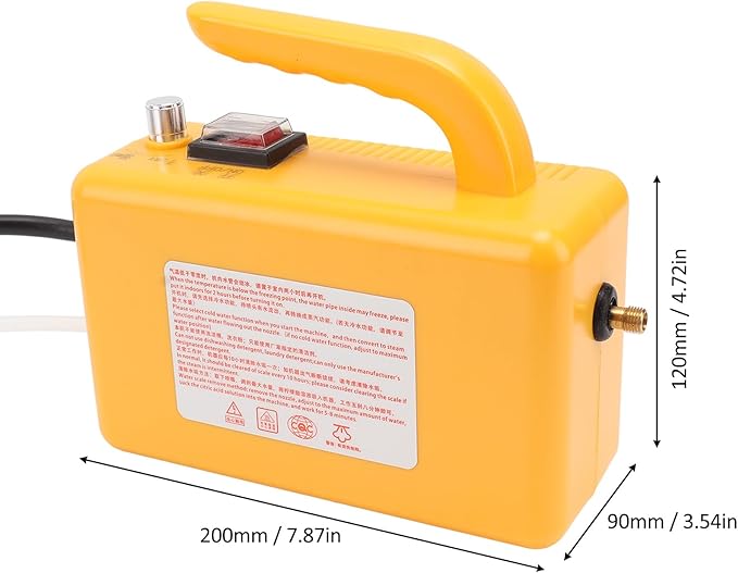 Handheld Steam Cleaner ABS Portable Clearing Machine Car Detailing Steam Cleaner Steam Cleaner Tankless for Home Car Detailing Kitchen