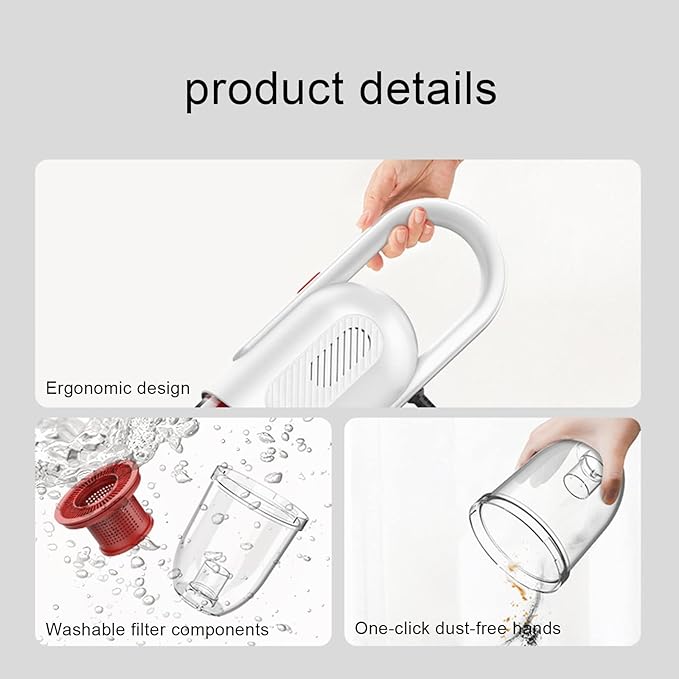 Cordless Vacuum Cleaner Lightweight Vacuum Cleaner 70W Stick Vacuum with 40min Max Long Runtime for Home Hard Floor Carpet Pet Hair (B)