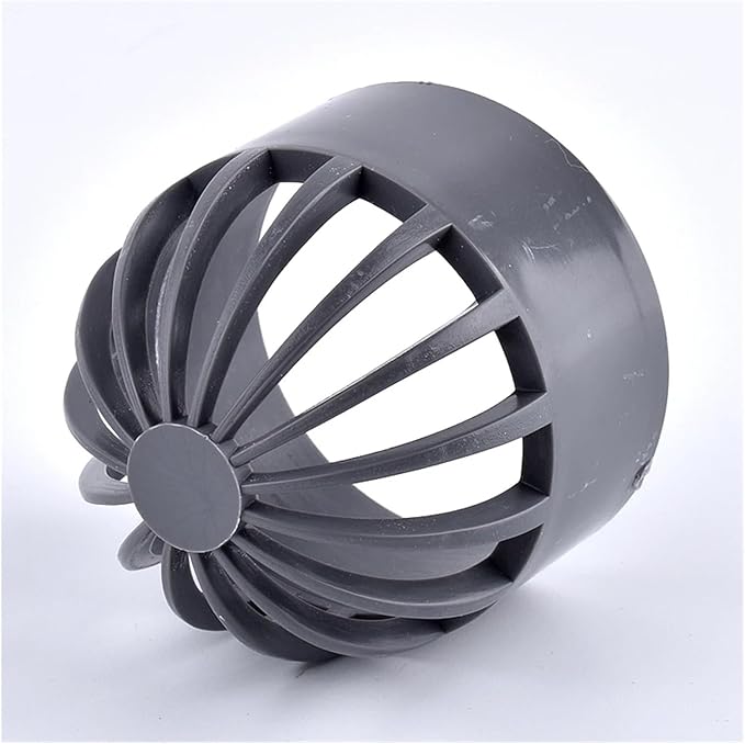 1~3Pcs Grey 20~110mmCompatible for PVC Breathable Cap Air Duct Vent Cover Cap Aquarium Fish Tank Permeable Screen Filter Screen Pipe Connector(1Pc)