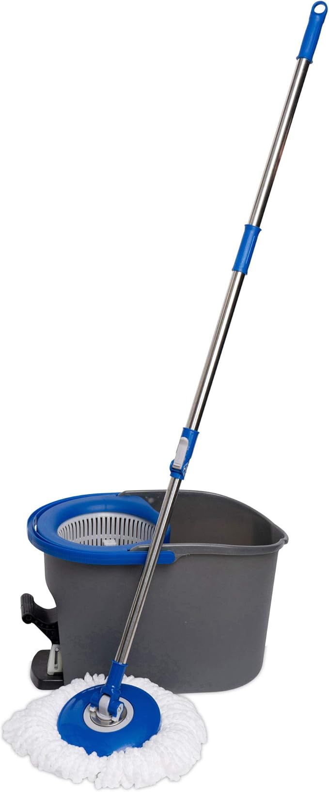 SIMPLI-MAGIC 79229 Spin Including 3 Mop Heads Regular Blue/Grey