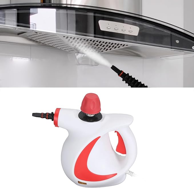 Handheld Steam Cleaner High Temperature High Pressure Steam Machine Portable Design Versatile Use with for Air Conditioner Kitchen Hoods (US Plug 110V)