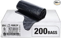 Aluf Plastics 55 Gallon Trash Bags Heavy Duty - (Huge 200 Pack) - 2.0 MIL Thick (equiv) - 38 x 58 - Garbage Bags for Toter Contractors Lawn Leaf Commercial Kitchen Industrial
