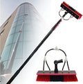 Telescopic Window Cleaner Kit - 3.6M to 11M Water Fed Pole with Brush for Efficient Window &amp Solar Panel Cleaning Extendable High Reach Window Washing System