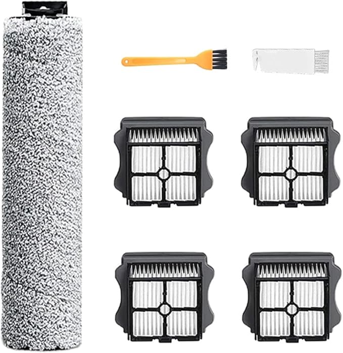 BeNtli Cordless Wet Dry Floor Washer Handheld Vacuum Accessories Spare PartRoller BrushHepa FilteCompatible for TINECO Floor One S3 /Compatible for IFloor 3 (Color : 7PCS)