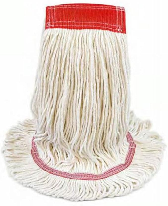 Wet Mop Premium Cotton Looped End Wide Bend 16 oz