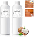 2Pcs Brazilian Waves Mop Soap New Mop Soap For Floor Cleaning Mop Soaps Brazilian Wave Multisurface Bathroom &amp Kitchen Cleaner Supplies (120ML)