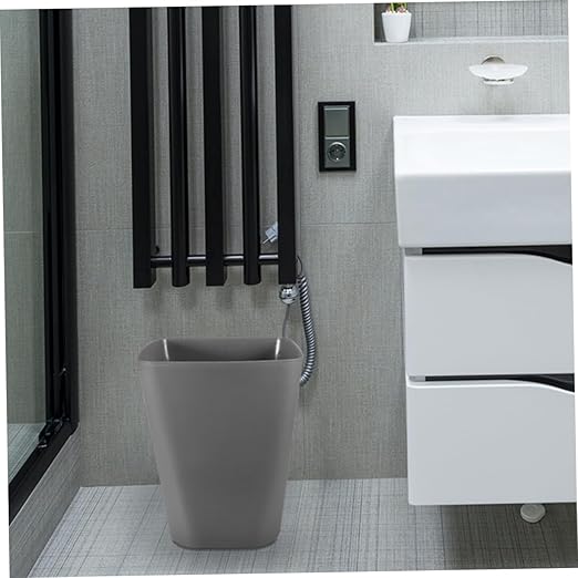 2pcs Square Wastebasket Outdoor Garbage Can Bin for Office Rv Bathroom Large Capacity Trash Can