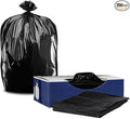 Plasticplace 12-16 Gallon Trash Bags │ 1.2 Mil Equiv.│ Black Garbage Can Liners │ 24 x 33 (250 Count)