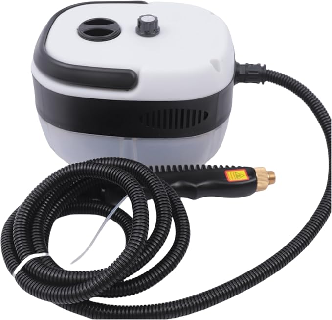 2500W Handheld Pressurized Steam CleanerHigh Temperature Pressurized Steam Cleaning Machine Portable Car Steamer with Brush&ampNozzle Car Detailing Kit Interior Cleaner Gun for Couch Auto Floor