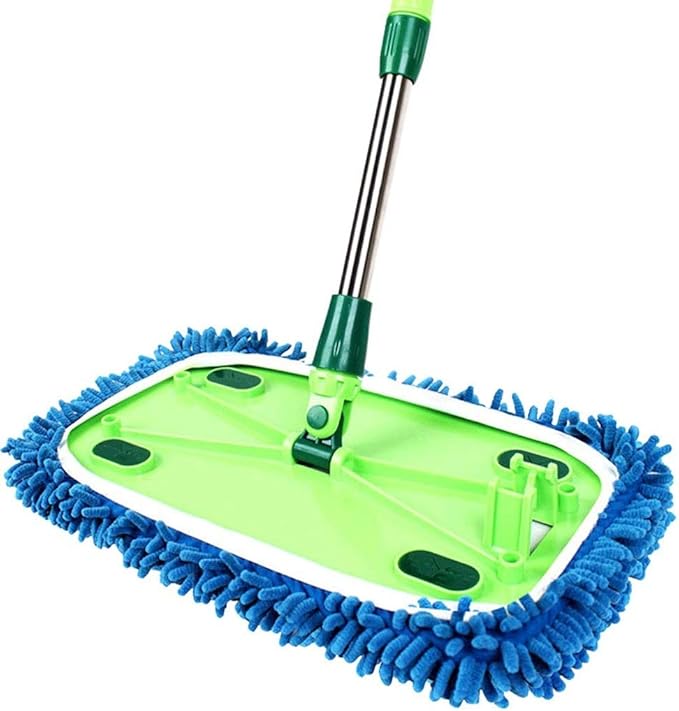 MopCotton Floor Mop Dry to Attract Dirt dust Or Hardwood Floor Clean Office Garage Care Telescopic Pole Height