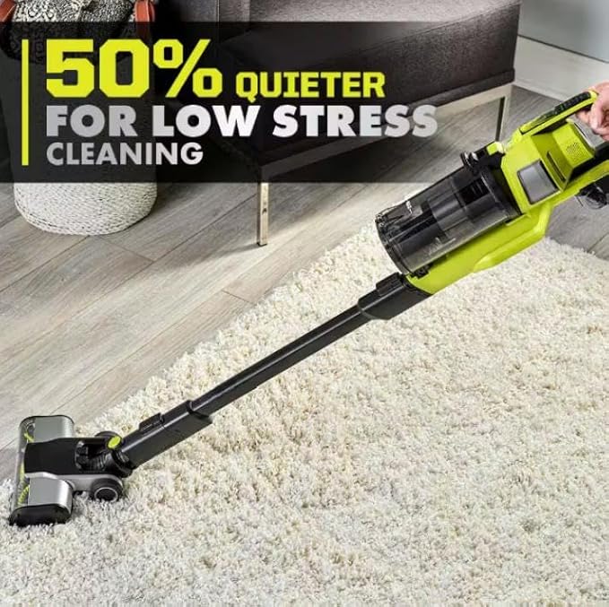 PBLSV716K-PCL704B Fits for Ryobi 18V Cordless Pet Stick Vacuum Cleaner Kit w/Battery Charger &amp Cordless Performance Hand Vacuum