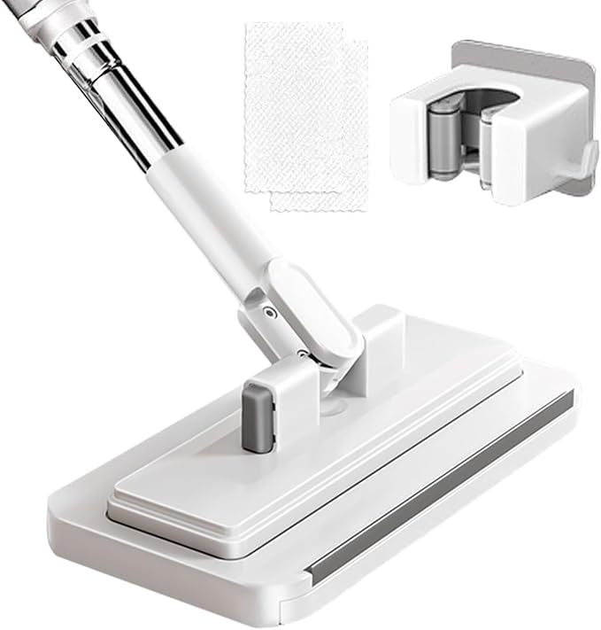 Mini Mop Zero-Touch Clip Design 16x95cm 16x110cm 16x135cm No Wash Mops Zero Touch Mini Mops Wet Or Dry Cleaning Versatility for Home Kitchen Bathroom Or Living Room