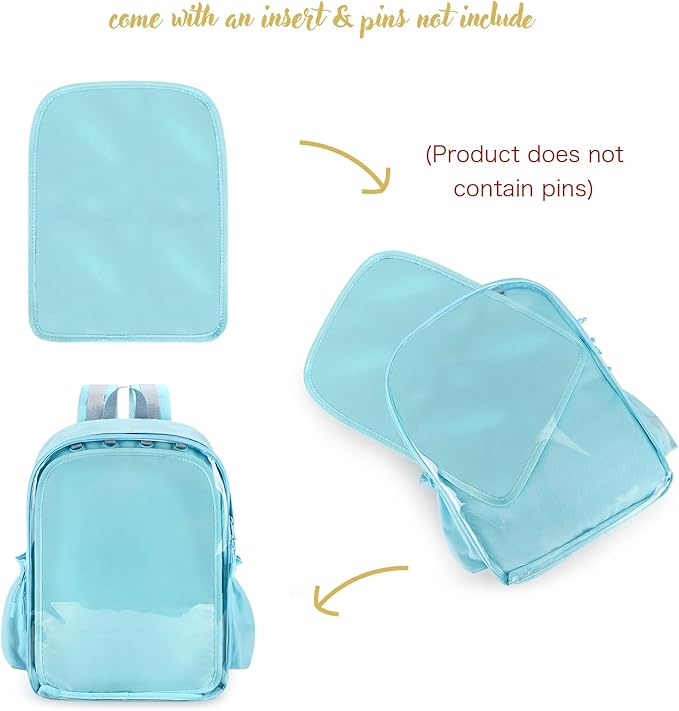 STEAMEDBUN Ita Bag Backpack with insert Pin Display Backpack for School Cosplay