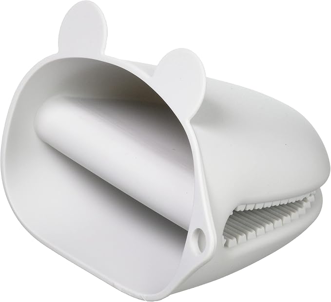 Pearl Metal Touchst CC-1533 Mittens Frog Silicone Pot Holder Dishwasher Safe Heat Resistant Up to 510°F (230°C) Gray
