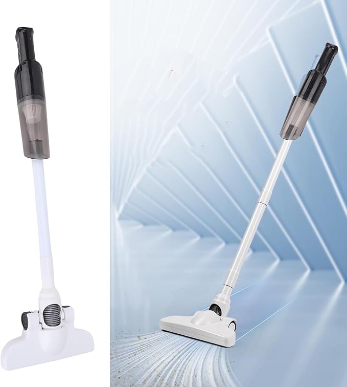 Stick Vacuum Cleaner 120W Powerful Motor Cordless Floor Brush for Home Carpet Tile and Hard Floor Handheld Dorm Vacuum 40min Runtime