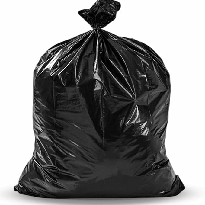 Home 39 Gallon Black Lawn &amp Leaf Trash Bags 200 Pack