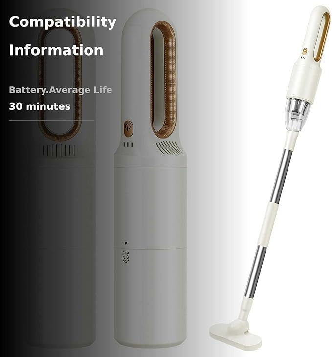 Handheld Vacuum Cleaner 2-in-1 Mini Cordless Vacuum Cleaner USB Rechargeable Car Vacuum Portable Quickly Dust Removal for Hardwood Floor Carpets Pet Hair Car Office &amp Home Cleaning