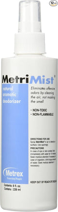 Research MetriMist Air Deodorizer 8 oz Pump Spray Bottle Case of 12