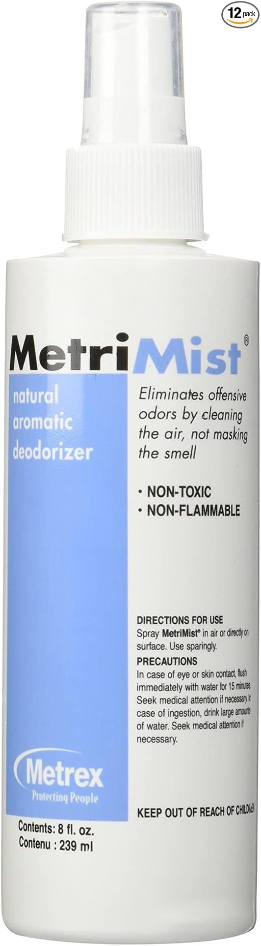 Research MetriMist Air Deodorizer 8 oz Pump Spray Bottle Case of 12