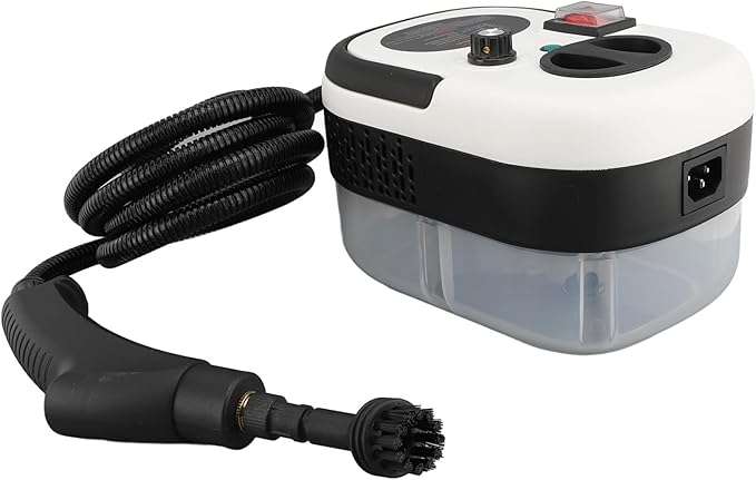 Handheld Steam Cleaner High Pressure 2500W Portable High Temperature Steam Machine 1.2L Water Tank Home Car Kitchen (US Plug 110V)