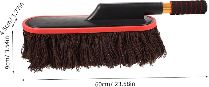 Car Wash Mop with Telescopic Handle Soft Brush for Auto Detailing Retractable Brush for Sweeping