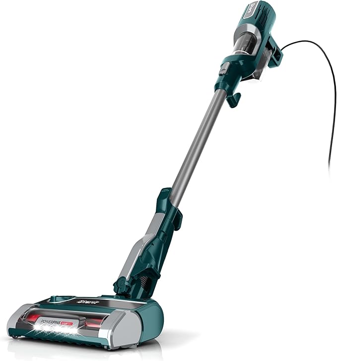 Shark HZ700 Ultralight PetPro Corded Stick Vacuum with PowerFins HairPro Odor Neutralizer Technology Crevice &amp Upholstery Tool Blue Iris (Renewed)