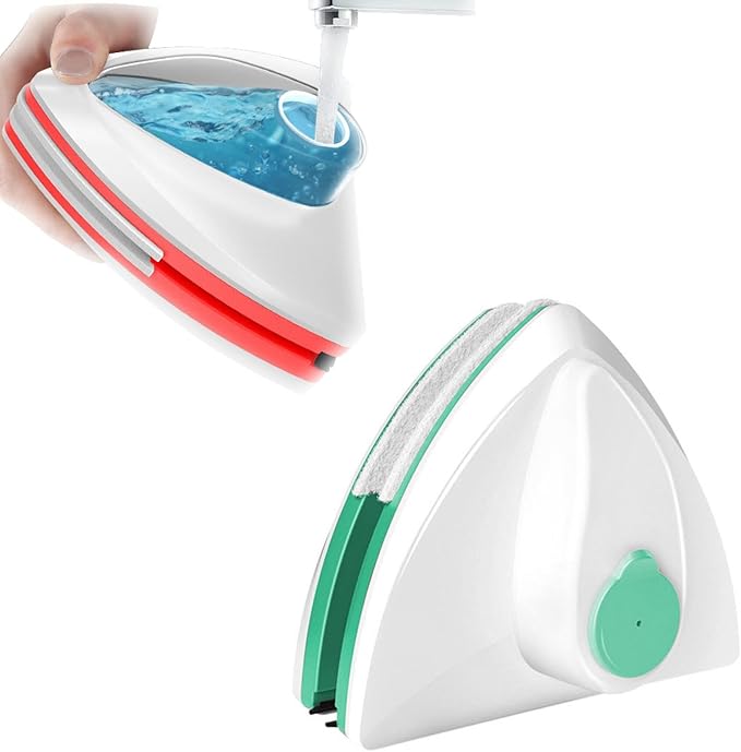 Magnetic Window Cleaner Brush Double Sided Magnetic Glass Cleaner Water Storable Glass Window Brush Cleaning Household Tools Multifunctional Double Layer Glass Cleaning